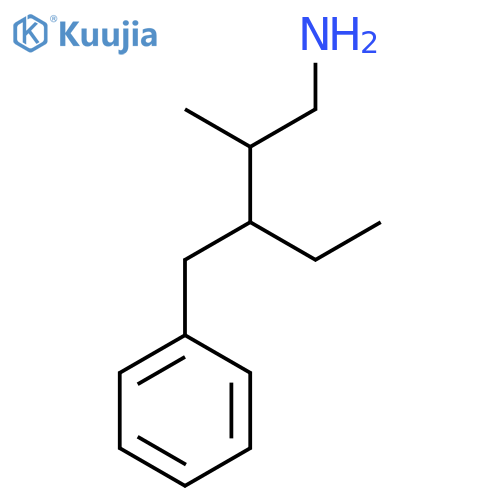 3-Benzyl-2-methylpentan-1-amine structure