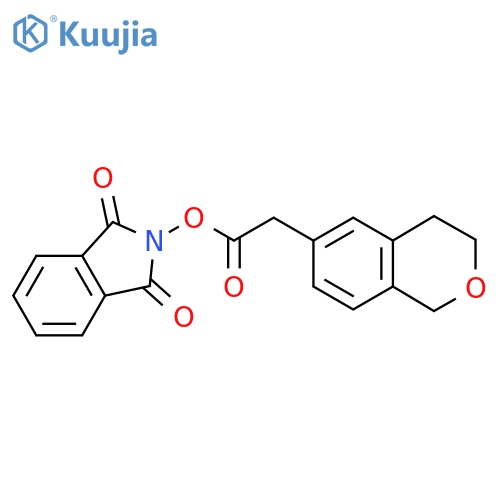 1,3-dioxo-2,3-dihydro-1H-isoindol-2-yl 2-(3,4-dihydro-1H-2-benzopyran-6-yl)acetate structure