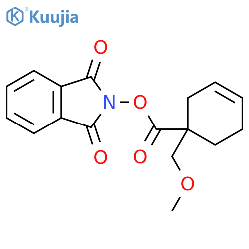 1,3-dioxo-2,3-dihydro-1H-isoindol-2-yl 1-(methoxymethyl)cyclohex-3-ene-1-carboxylate structure
