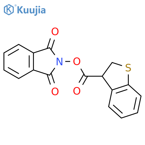 1,3-dioxo-2,3-dihydro-1H-isoindol-2-yl 2,3-dihydro-1-benzothiophene-3-carboxylate structure