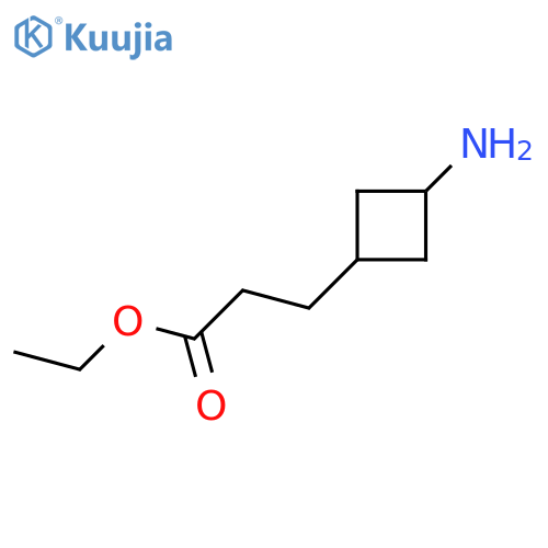 Ethyl 3-(3-aminocyclobutyl)propanoate structure
