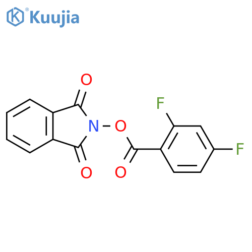1,3-dioxo-2,3-dihydro-1H-isoindol-2-yl 2,4-difluorobenzoate structure
