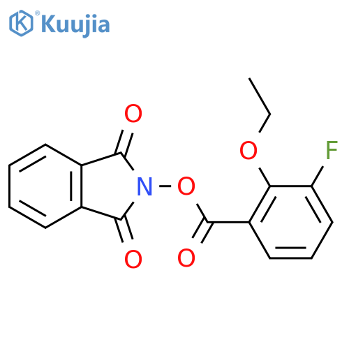 1,3-dioxo-2,3-dihydro-1H-isoindol-2-yl 2-ethoxy-3-fluorobenzoate structure