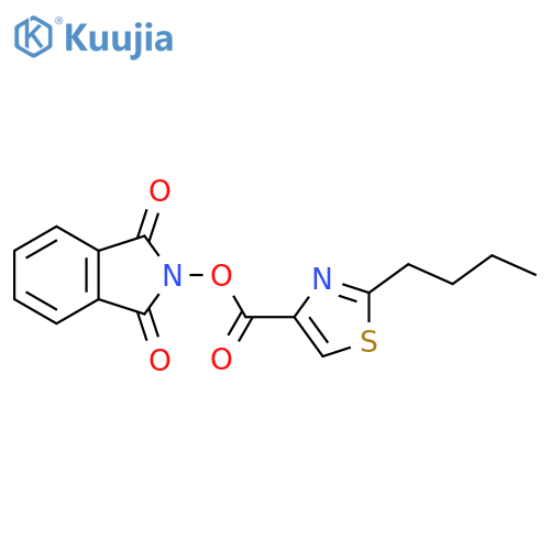 1,3-dioxo-2,3-dihydro-1H-isoindol-2-yl 2-butyl-1,3-thiazole-4-carboxylate structure