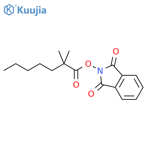 1,3-dioxo-2,3-dihydro-1H-isoindol-2-yl 2,2-dimethylheptanoate structure
