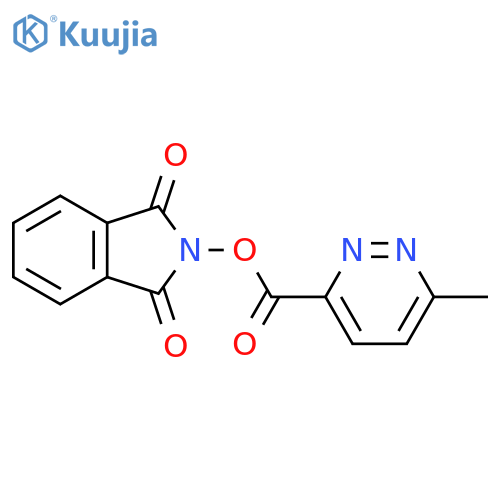 1,3-dioxo-2,3-dihydro-1H-isoindol-2-yl 6-methylpyridazine-3-carboxylate structure