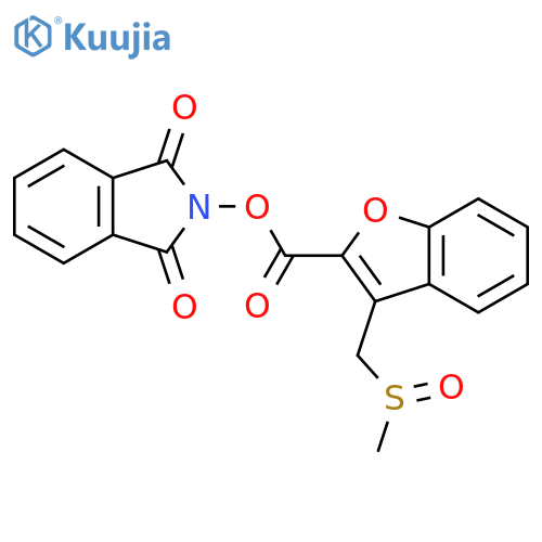 1,3-dioxo-2,3-dihydro-1H-isoindol-2-yl 3-(methanesulfinylmethyl)-1-benzofuran-2-carboxylate structure