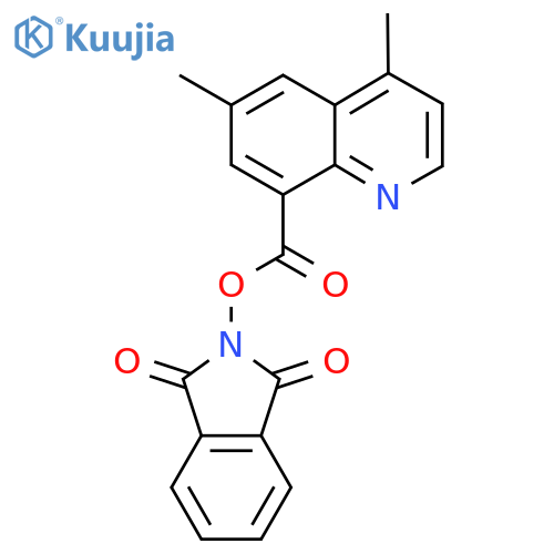 1,3-dioxo-2,3-dihydro-1H-isoindol-2-yl 4,6-dimethylquinoline-8-carboxylate structure