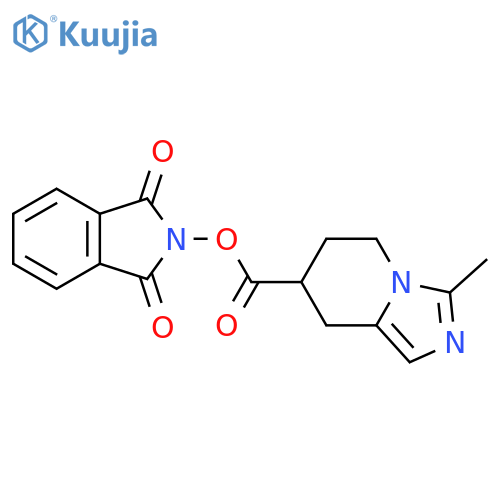 1,3-dioxo-2,3-dihydro-1H-isoindol-2-yl 3-methyl-5H,6H,7H,8H-imidazo[1,5-a]pyridine-7-carboxylate structure