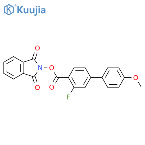 1,3-dioxo-2,3-dihydro-1H-isoindol-2-yl 2-fluoro-4-(4-methoxyphenyl)benzoate structure