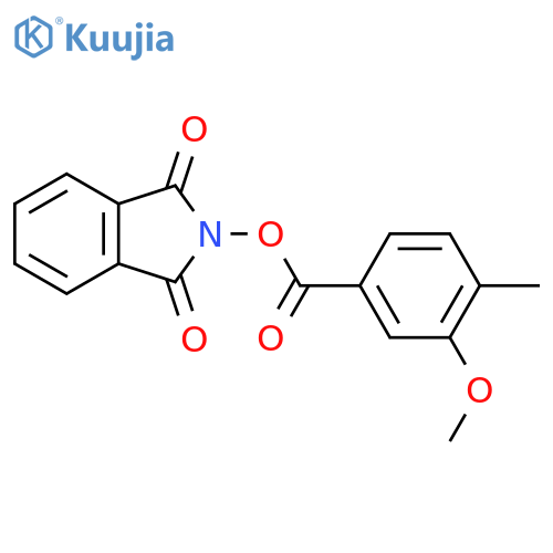 1,3-dioxo-2,3-dihydro-1H-isoindol-2-yl 3-methoxy-4-methylbenzoate structure