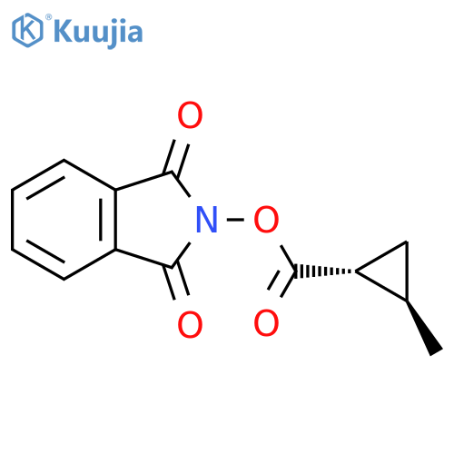 1,3-Dioxoisoindolin-2-YL (1R,2R)-2-methylcyclopropane-1-carboxylate structure