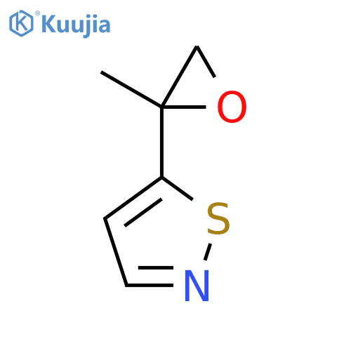 5-(2-Methyloxiran-2-yl)-1,2-thiazole structure