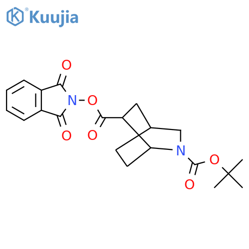 2-tert-butyl 6-(1,3-dioxo-2,3-dihydro-1H-isoindol-2-yl) 2-azabicyclo[2.2.2]octane-2,6-dicarboxylate structure