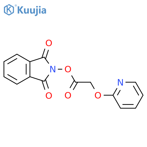 1,3-dioxo-2,3-dihydro-1H-isoindol-2-yl 2-(pyridin-2-yloxy)acetate structure