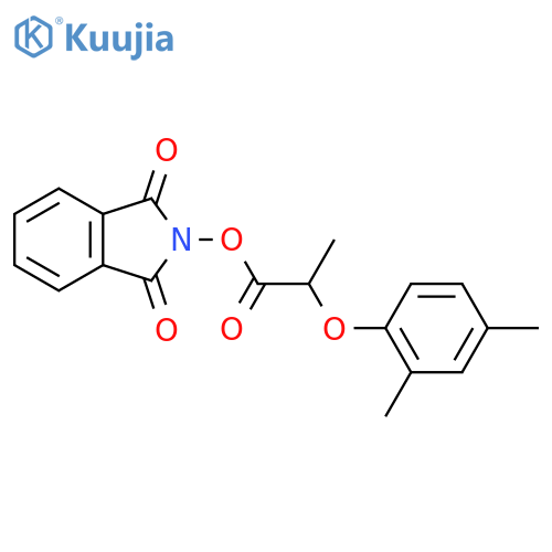 1,3-dioxo-2,3-dihydro-1H-isoindol-2-yl 2-(2,4-dimethylphenoxy)propanoate structure