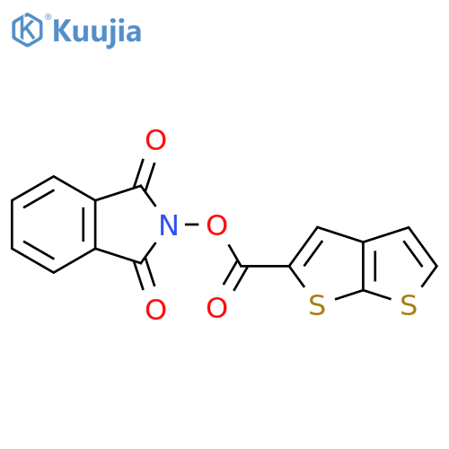1,3-dioxo-2,3-dihydro-1H-isoindol-2-yl thieno[2,3-b]thiophene-2-carboxylate structure