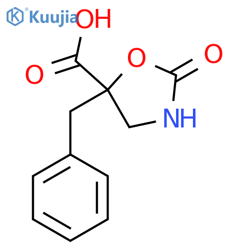 5-Benzyl-2-oxo-1,3-oxazolidine-5-carboxylic acid structure