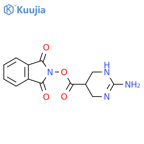 1,3-dioxo-2,3-dihydro-1H-isoindol-2-yl 2-amino-1,4,5,6-tetrahydropyrimidine-5-carboxylate structure