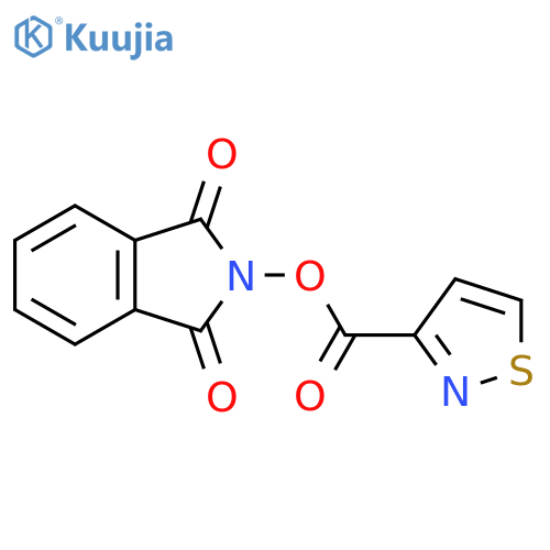 1,3-dioxo-2,3-dihydro-1H-isoindol-2-yl 1,2-thiazole-3-carboxylate structure