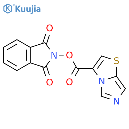 1,3-dioxo-2,3-dihydro-1H-isoindol-2-yl imidazo[4,3-b][1,3]thiazole-3-carboxylate structure
