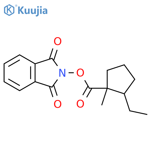 1,3-dioxo-2,3-dihydro-1H-isoindol-2-yl 2-ethyl-1-methylcyclopentane-1-carboxylate structure