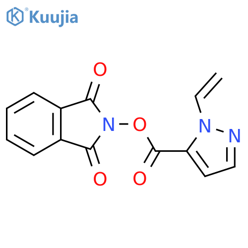 1,3-dioxo-2,3-dihydro-1H-isoindol-2-yl 1-ethenyl-1H-pyrazole-5-carboxylate structure
