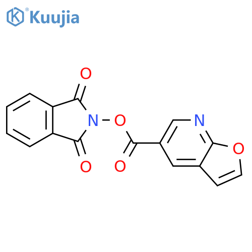 1,3-dioxo-2,3-dihydro-1H-isoindol-2-yl furo[2,3-b]pyridine-5-carboxylate structure