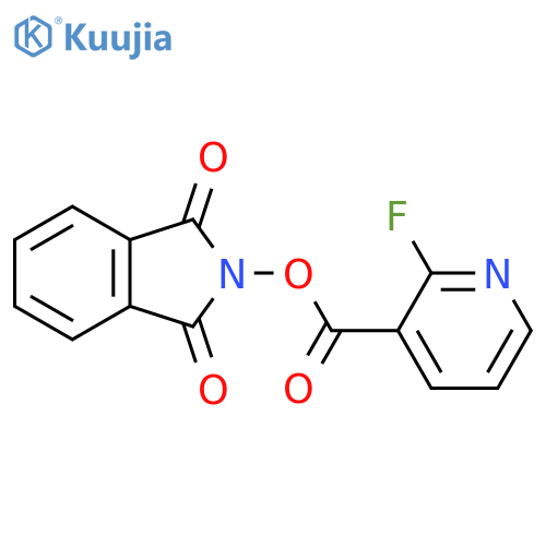 1,3-dioxo-2,3-dihydro-1H-isoindol-2-yl 2-fluoropyridine-3-carboxylate structure