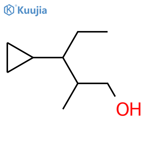 3-Cyclopropyl-2-methylpentan-1-ol structure