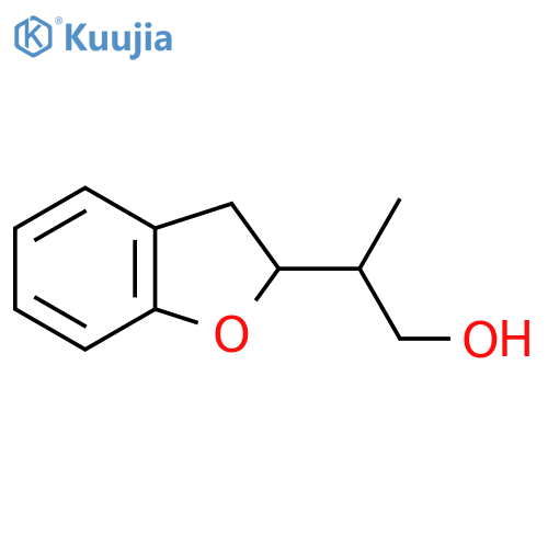2-(2,3-Dihydro-1-benzofuran-2-yl)propan-1-ol structure