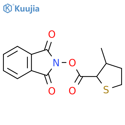1,3-dioxo-2,3-dihydro-1H-isoindol-2-yl 3-methylthiolane-2-carboxylate structure
