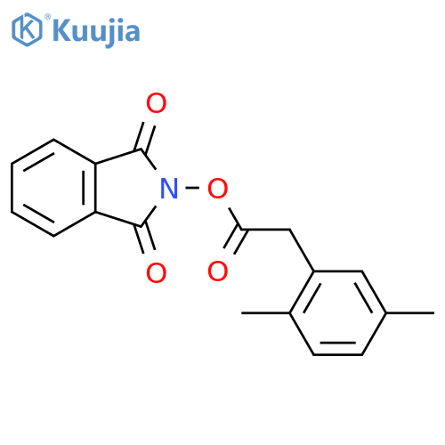1,3-dioxo-2,3-dihydro-1H-isoindol-2-yl 2-(2,5-dimethylphenyl)acetate structure