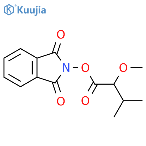 1,3-dioxo-2,3-dihydro-1H-isoindol-2-yl 2-methoxy-3-methylbutanoate structure