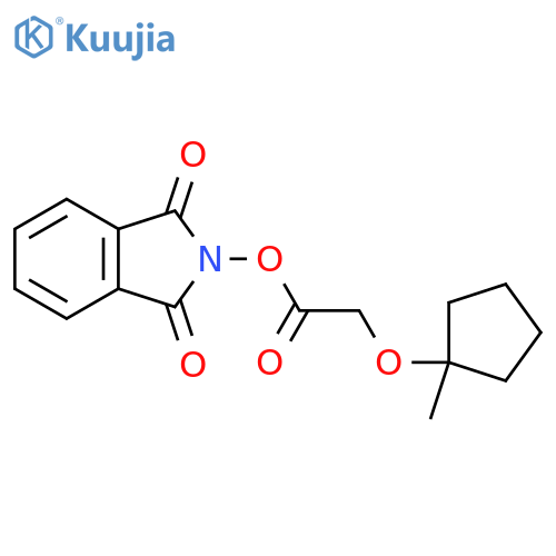 1,3-dioxo-2,3-dihydro-1H-isoindol-2-yl 2-[(1-methylcyclopentyl)oxy]acetate structure
