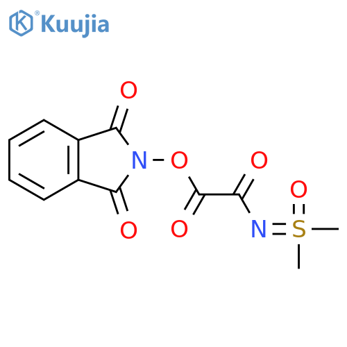 1,3-dioxo-2,3-dihydro-1H-isoindol-2-yl {[dimethyl(oxo)-lambda6-sulfanylidene]carbamoyl}formate structure