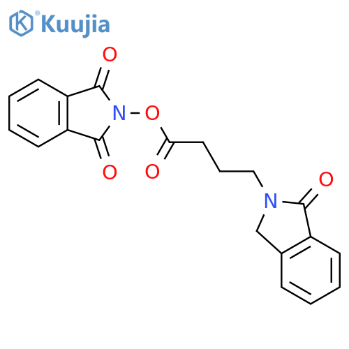 1,3-dioxo-2,3-dihydro-1H-isoindol-2-yl 4-(1-oxo-2,3-dihydro-1H-isoindol-2-yl)butanoate structure