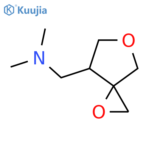 1-(1,6-Dioxaspiro[2.4]heptan-4-yl)-N,N-dimethylmethanamine structure