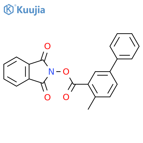 1,3-dioxo-2,3-dihydro-1H-isoindol-2-yl 2-methyl-5-phenylbenzoate structure