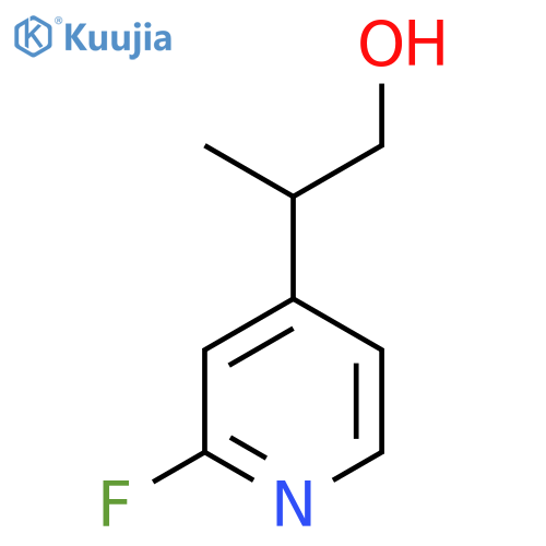 2-(2-Fluoropyridin-4-yl)propan-1-ol structure