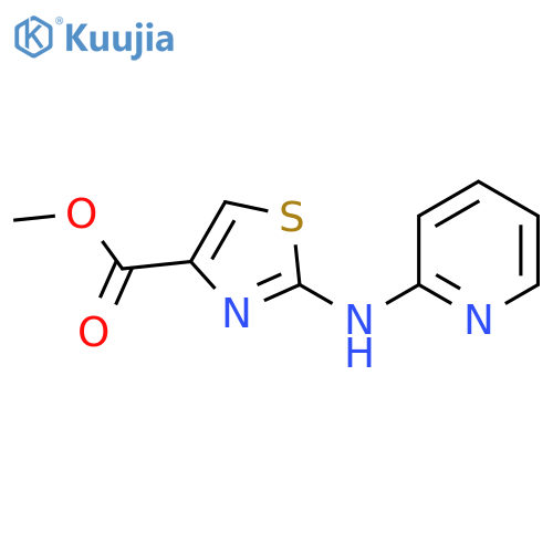 Methyl 2-[(pyridin-2-yl)amino]-1,3-thiazole-4-carboxylate structure