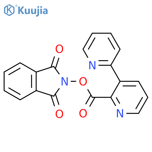 1,3-dioxo-2,3-dihydro-1H-isoindol-2-yl 3-(pyridin-2-yl)pyridine-2-carboxylate structure