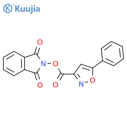 1,3-dioxo-2,3-dihydro-1H-isoindol-2-yl 5-phenyl-1,2-oxazole-3-carboxylate structure