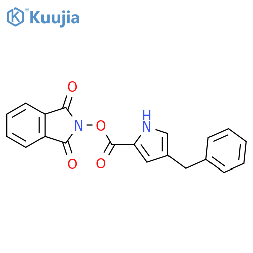 1,3-dioxo-2,3-dihydro-1H-isoindol-2-yl 4-benzyl-1H-pyrrole-2-carboxylate structure