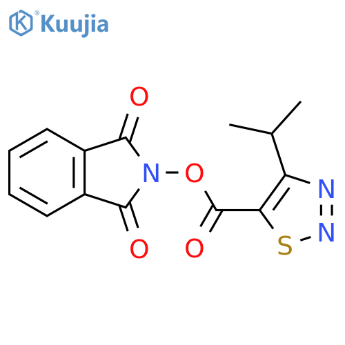 1,3-dioxo-2,3-dihydro-1H-isoindol-2-yl 4-(propan-2-yl)-1,2,3-thiadiazole-5-carboxylate structure