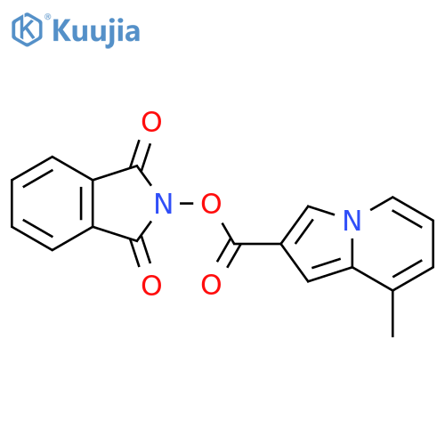 1,3-dioxo-2,3-dihydro-1H-isoindol-2-yl 8-methylindolizine-2-carboxylate structure