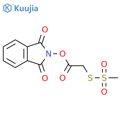 1,3-dioxo-2,3-dihydro-1H-isoindol-2-yl 2-(methanesulfonylsulfanyl)acetate structure