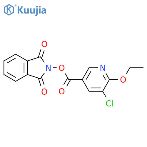 1,3-dioxo-2,3-dihydro-1H-isoindol-2-yl 5-chloro-6-ethoxypyridine-3-carboxylate structure