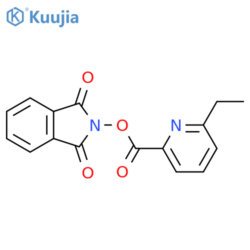 1,3-dioxo-2,3-dihydro-1H-isoindol-2-yl 6-ethylpyridine-2-carboxylate structure
