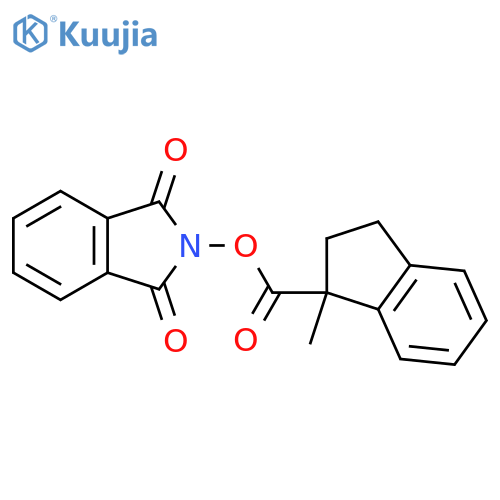 1,3-dioxo-2,3-dihydro-1H-isoindol-2-yl 1-methyl-2,3-dihydro-1H-indene-1-carboxylate structure